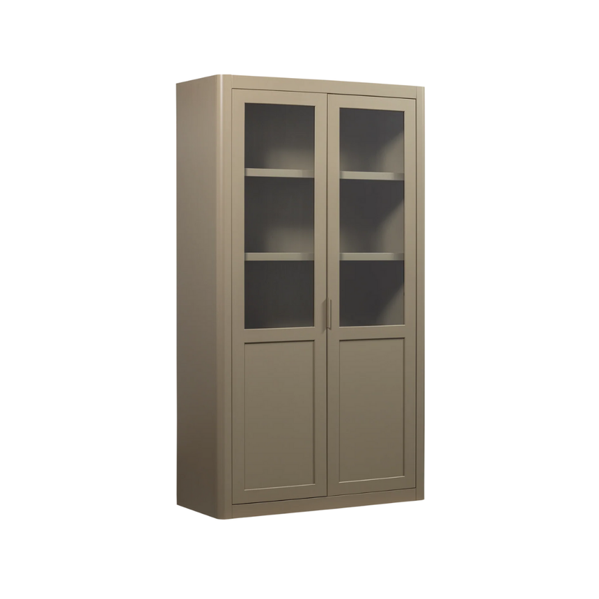 Gunnar wooden glass cabinet