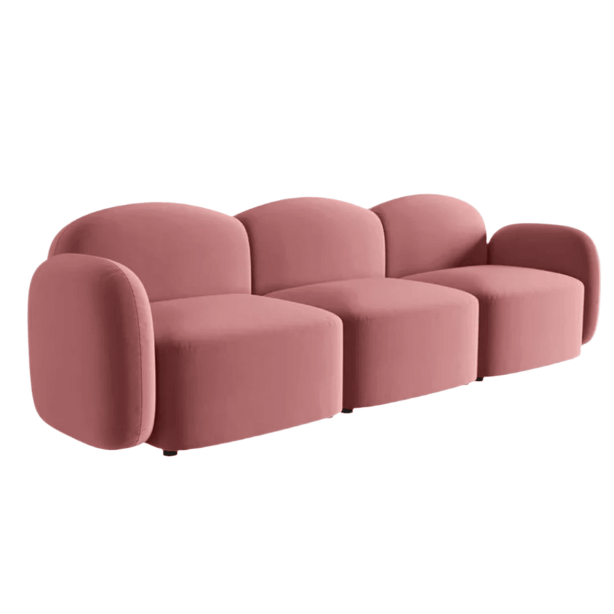 Blair 3-seater velvet sofa