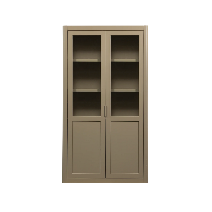 Gunnar wooden glass cabinet