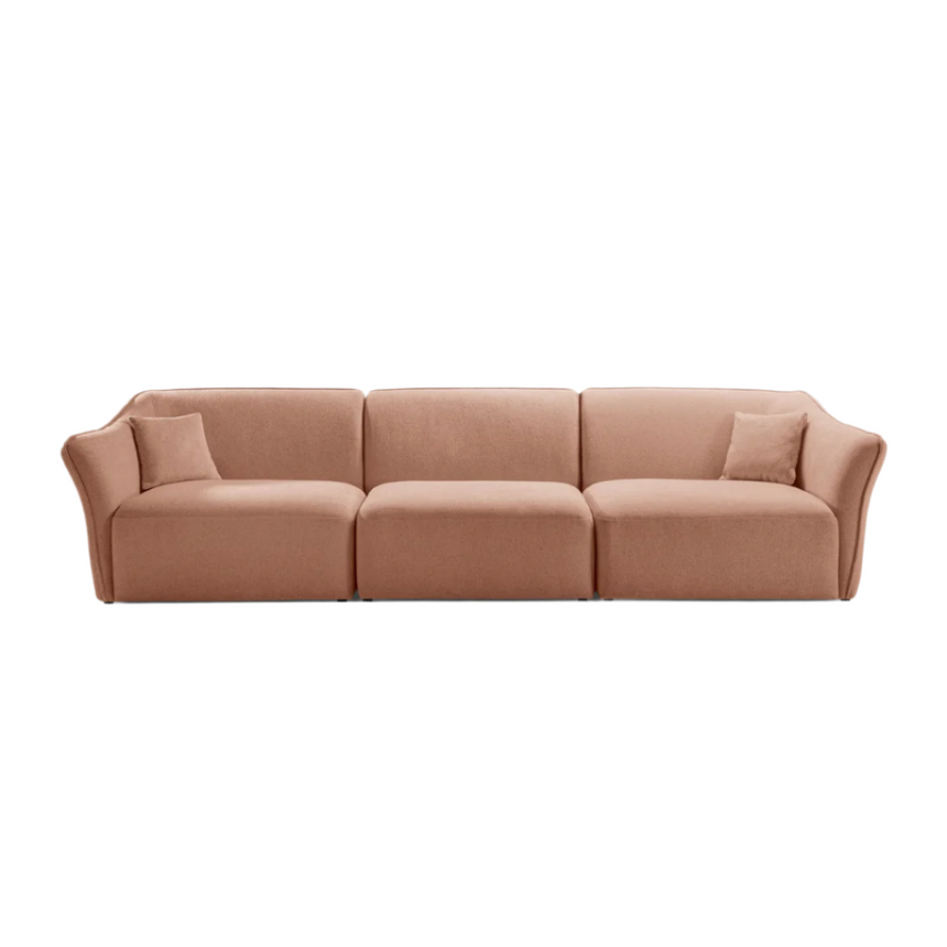 Ruby 2-seater velvet sofa
