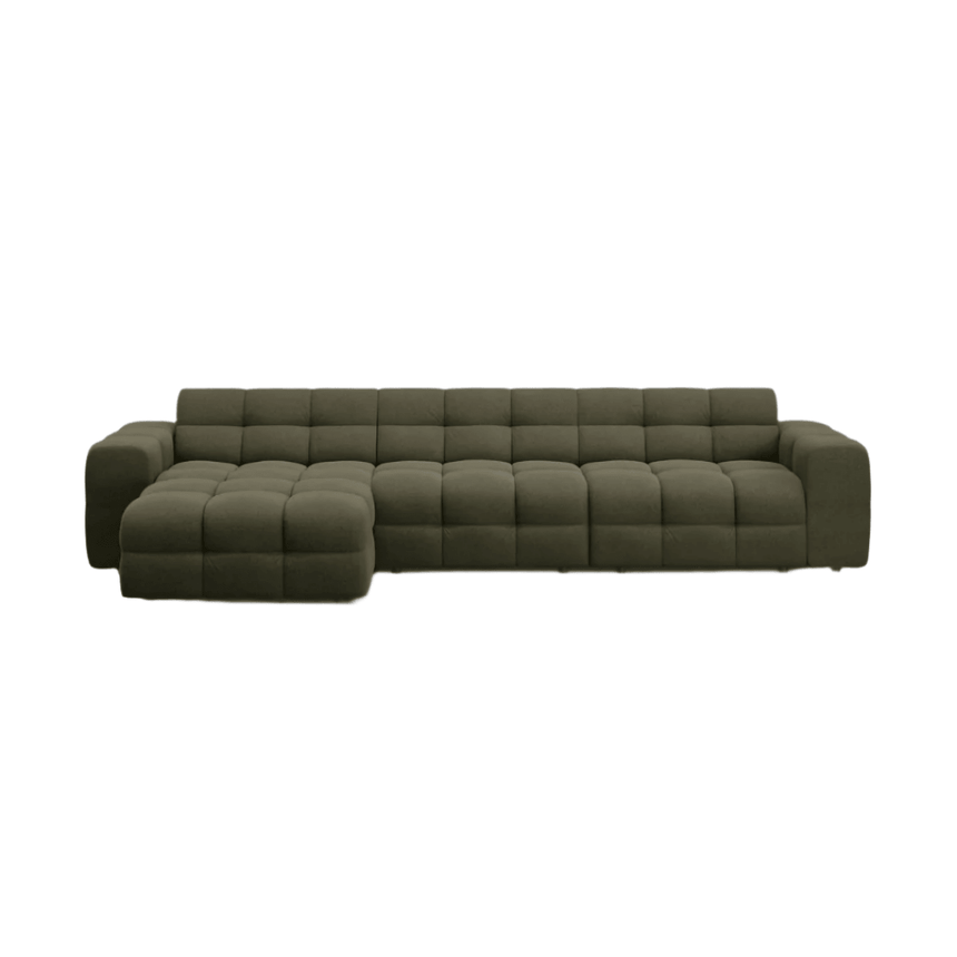 Kendal left-hand fabric corner sofa 357x173