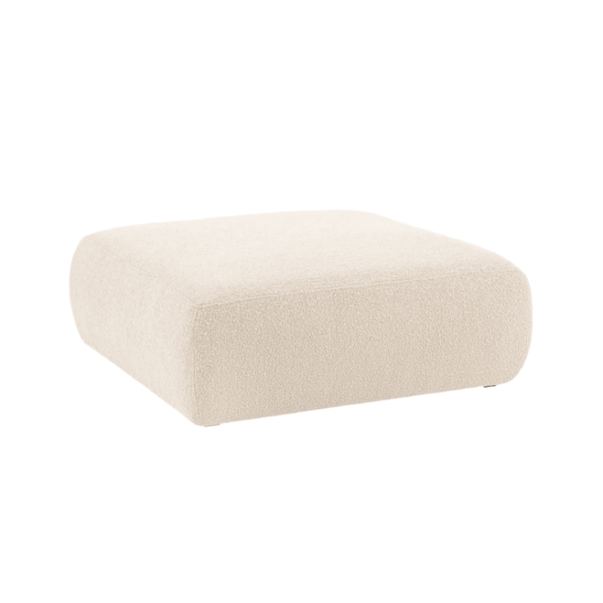 Molino bouclé pouf 100x100