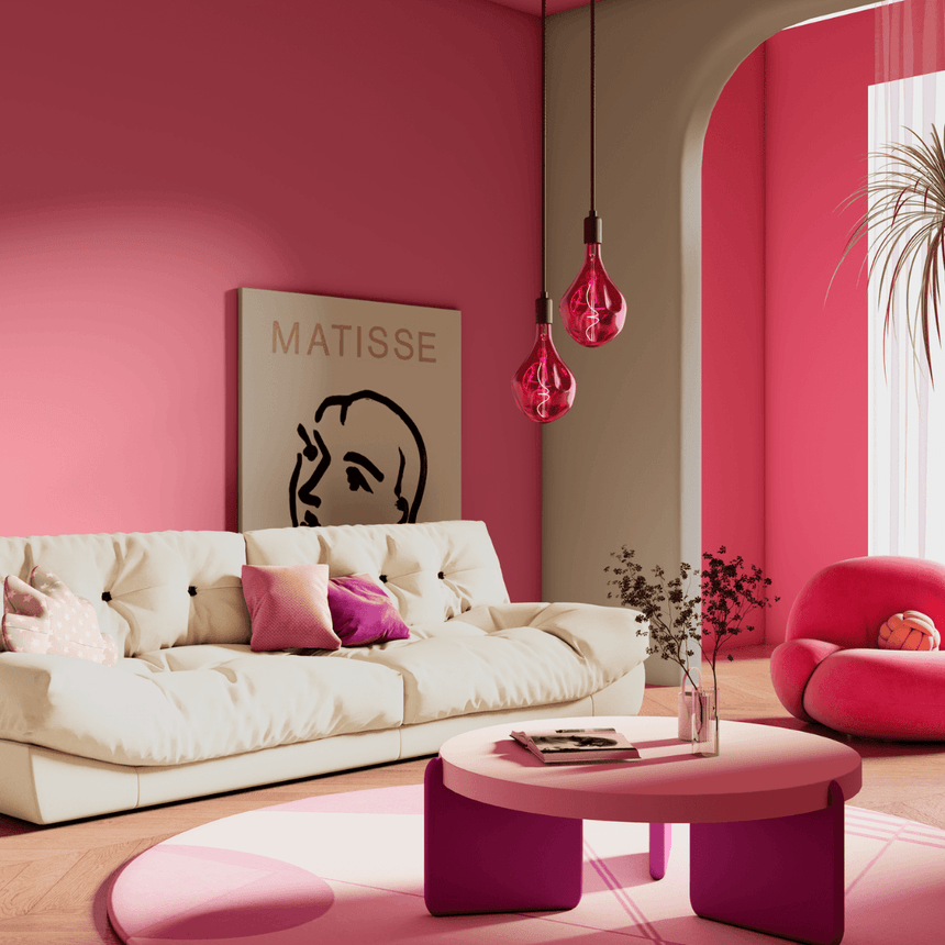 Flamboyant Evo Deep purple bulb, LED E27