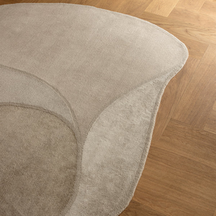 Muted Frontier wool rug