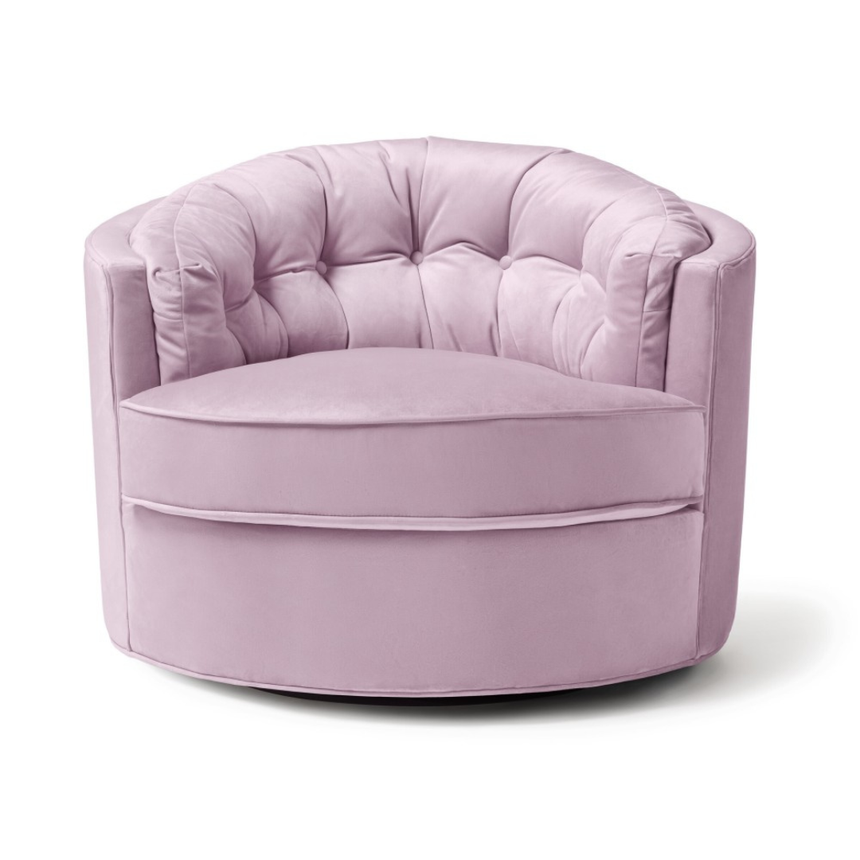 Crown bársony fotel