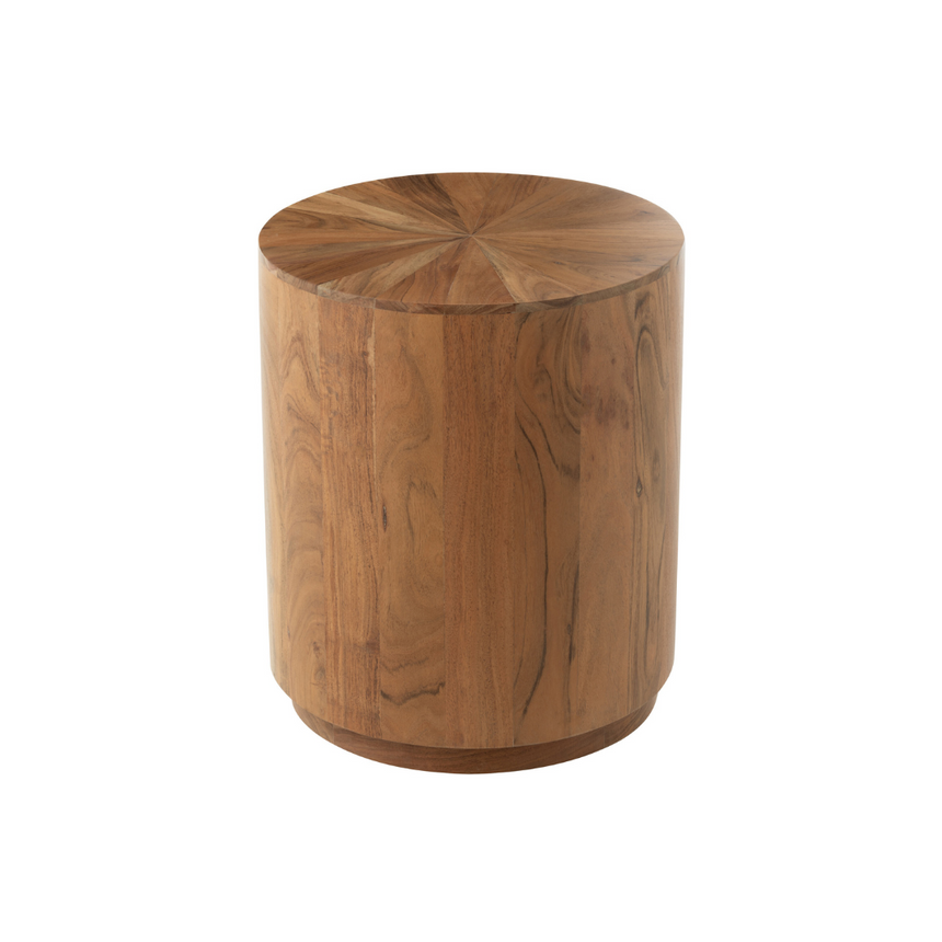 Olive wood side table