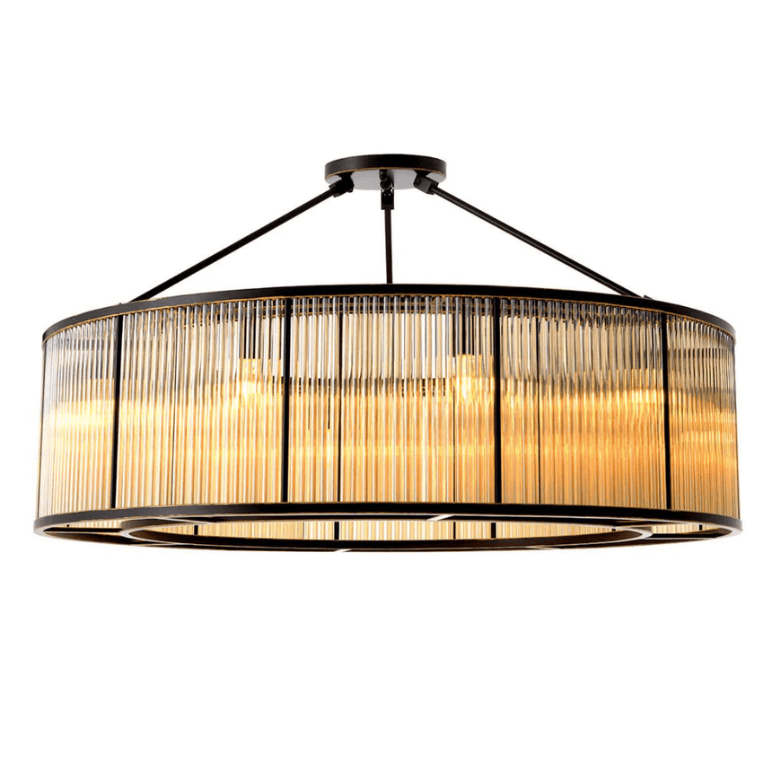 Bernardi glass ceiling lamp Ø110