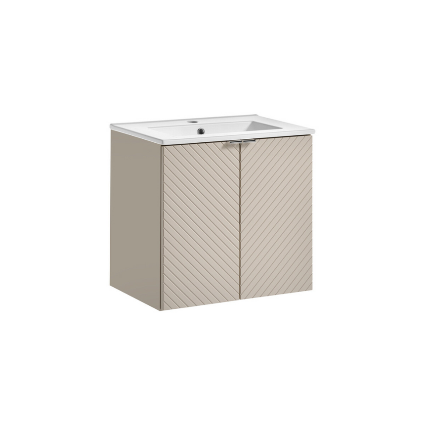 Baggy woven chenille pouf