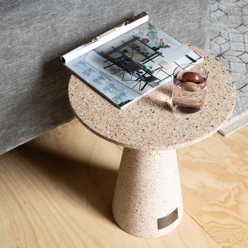 Victoria artificial stone side table
