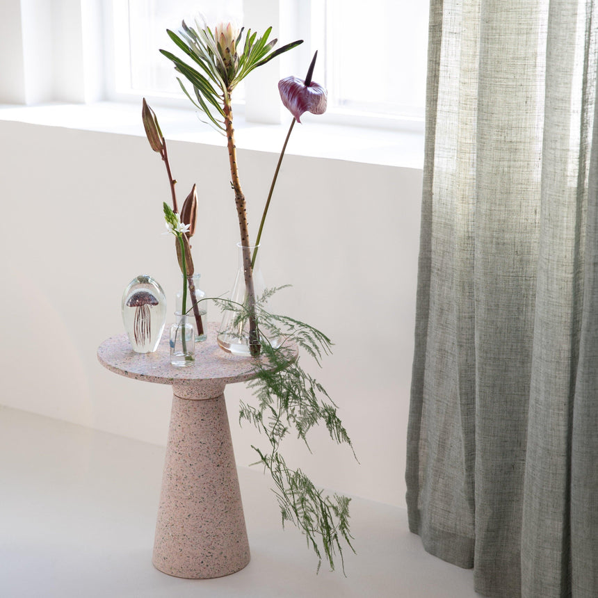 Victoria artificial stone side table