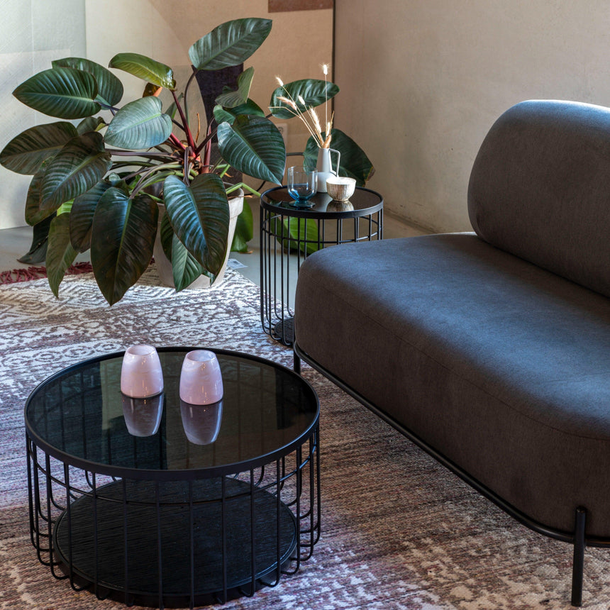 Lance metal coffee table Ø60