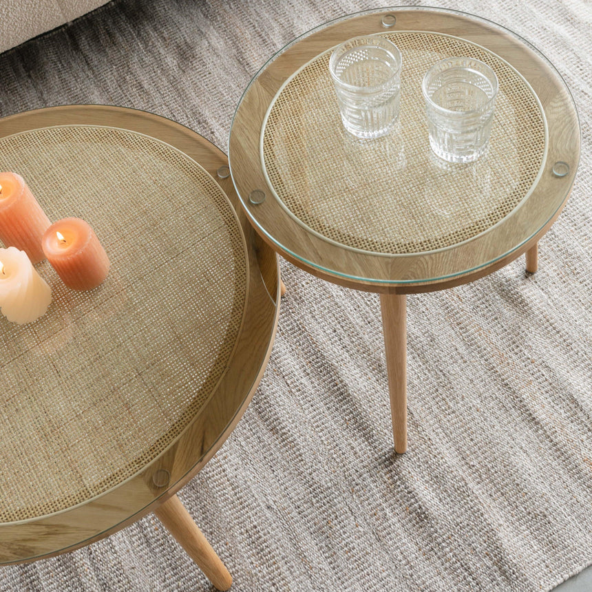 Glazed ceramic coffee table