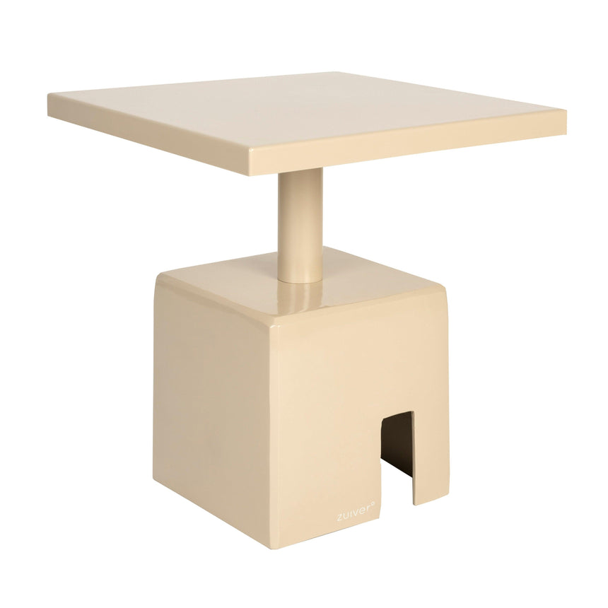 Chubby metal storage table