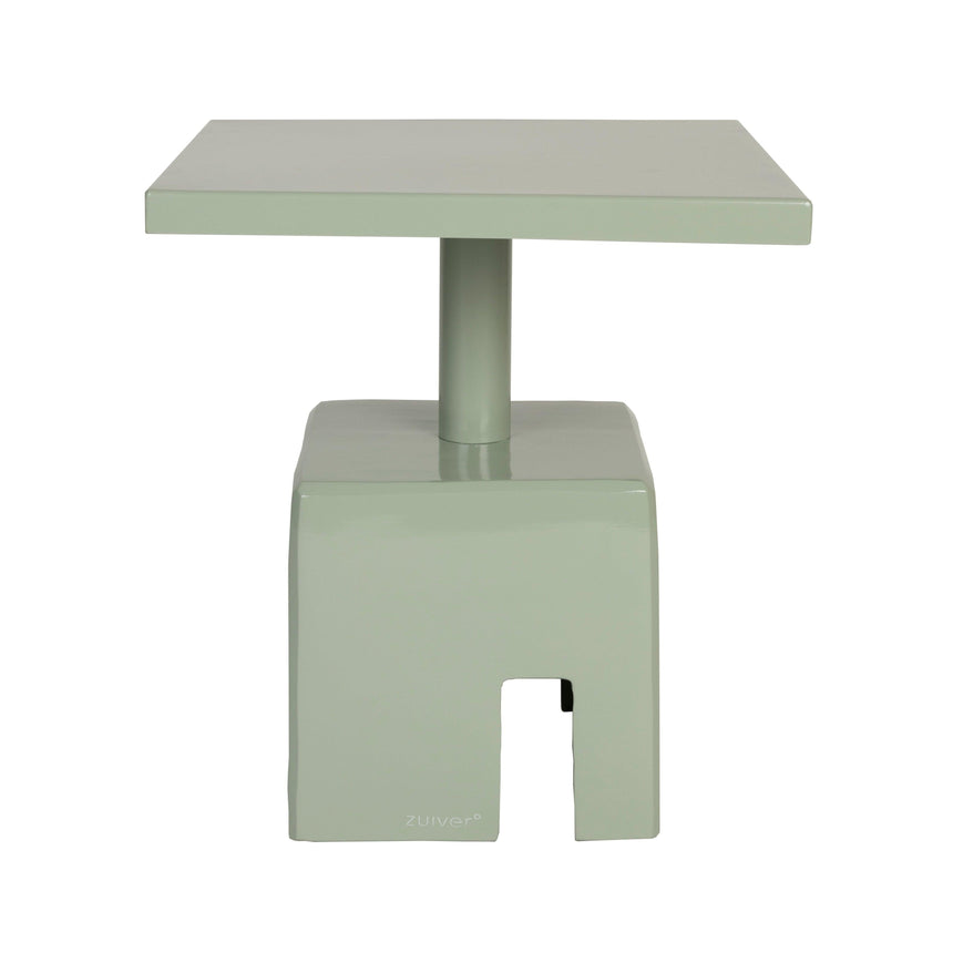 Chubby metal storage table