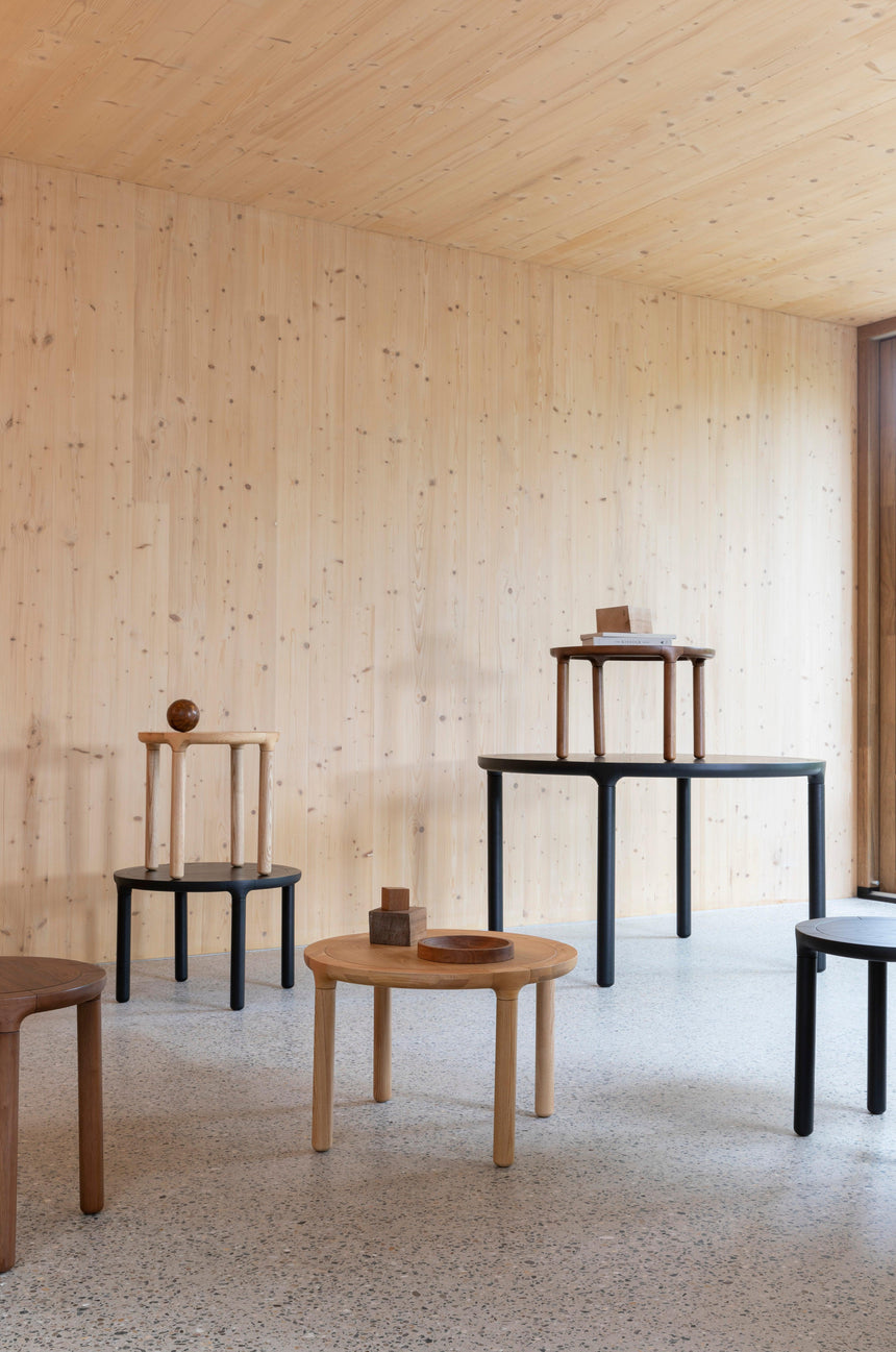 Storm wooden storage table