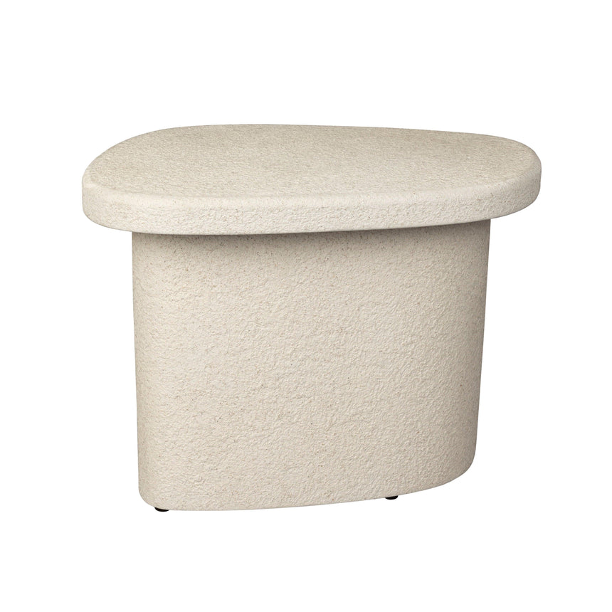 Veda wooden storage table high