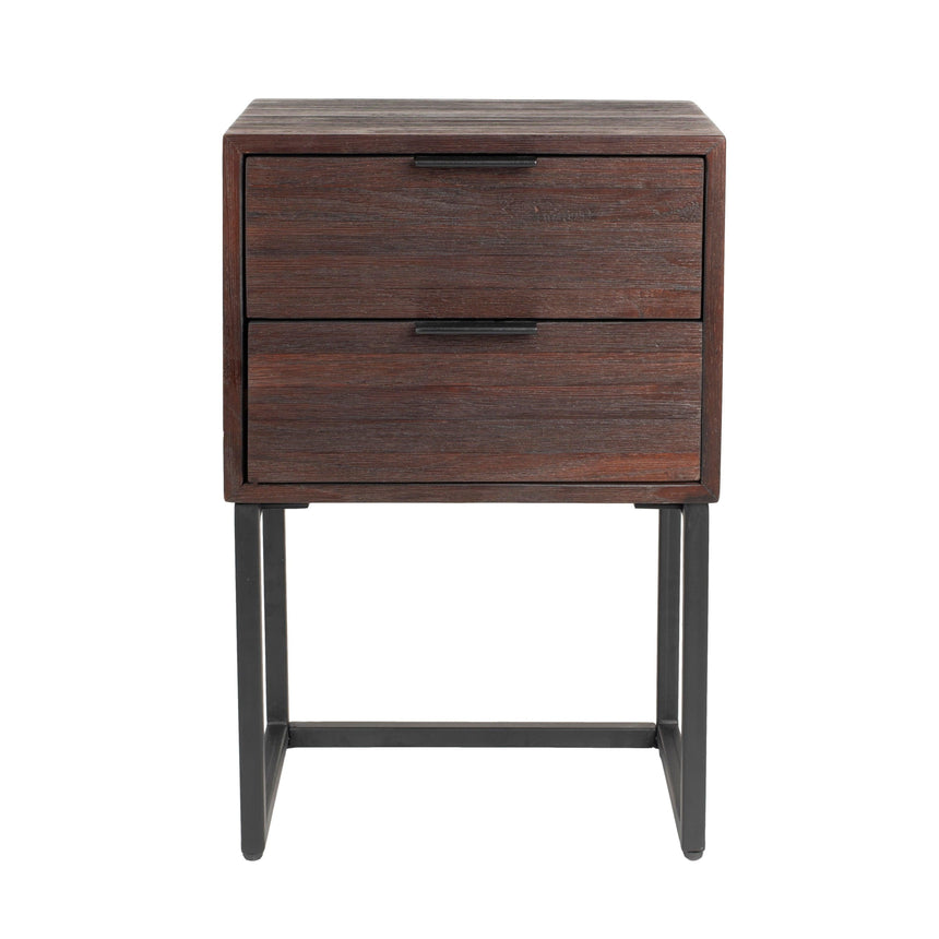 Webster wooden bedside table