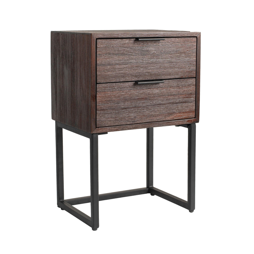 Webster wooden bedside table