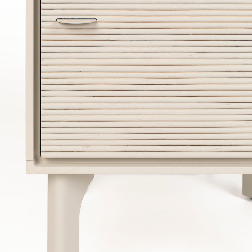 Morning wooden bedside table