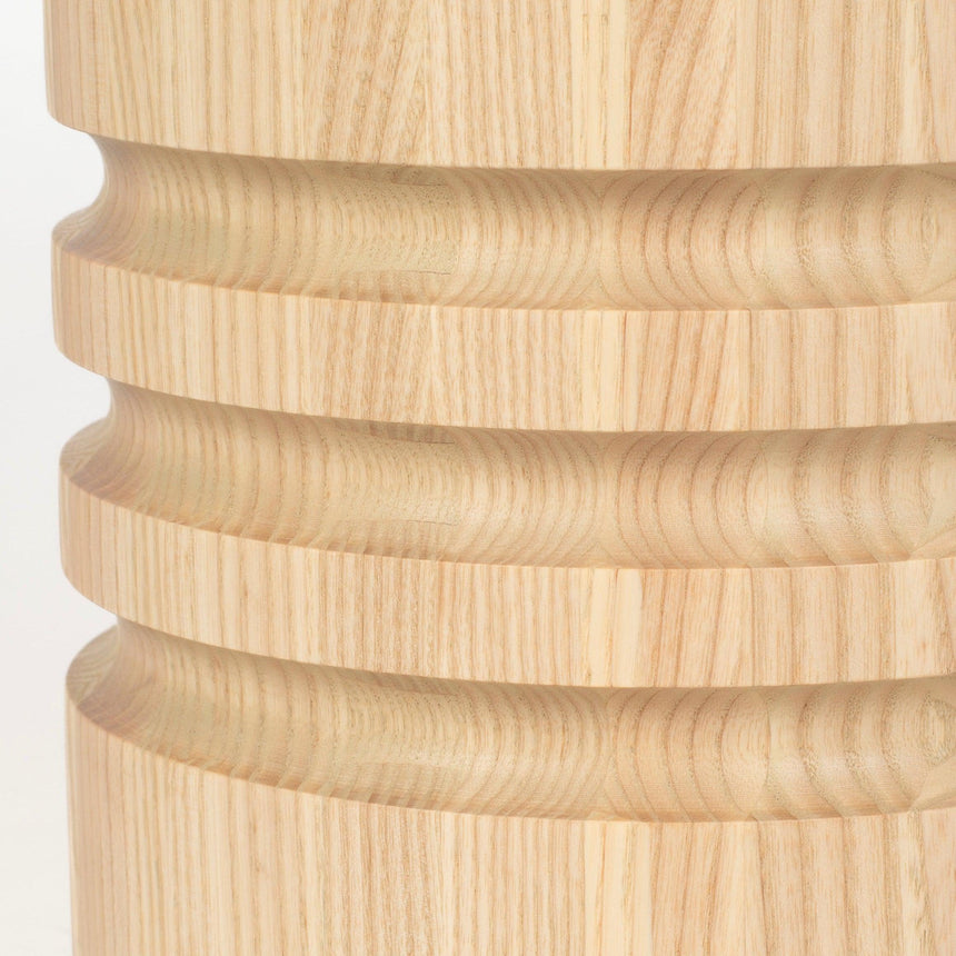 Chunk wood storage table