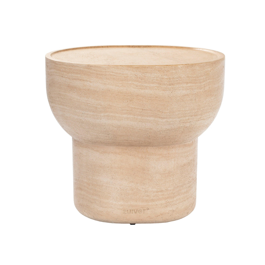 Noble concrete storage table oval