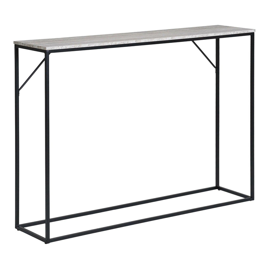Vita Limestone Effect Console Table