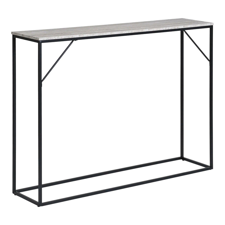 Vita Limestone Effect Console Table