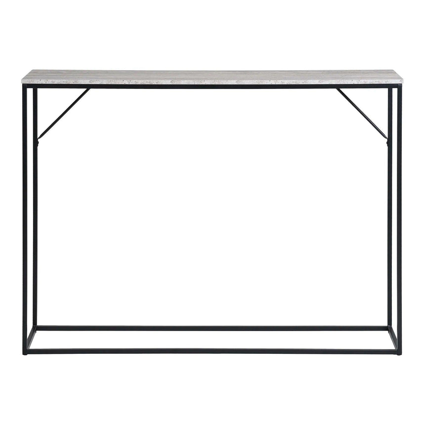 Vita Limestone Effect Console Table
