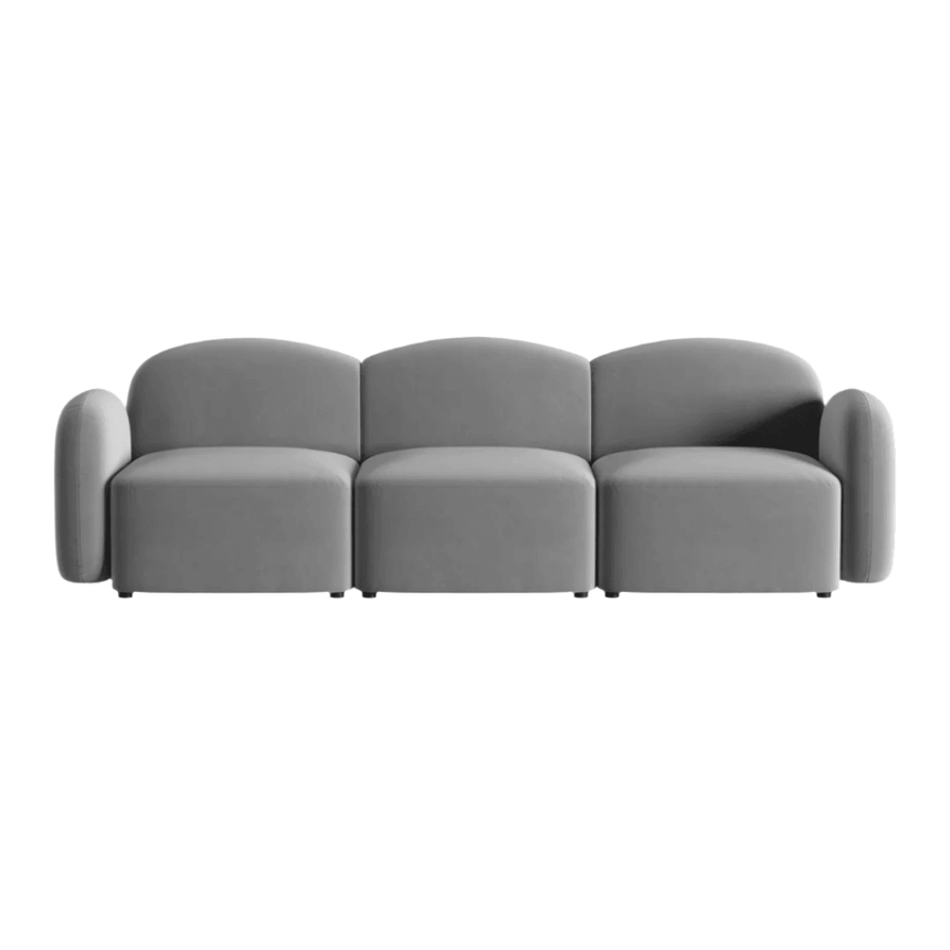 Blair 3-seater velvet sofa