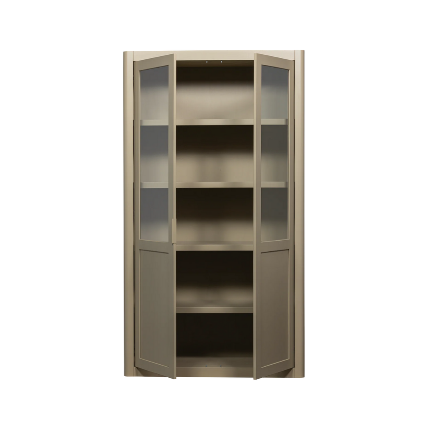 Gunnar wooden glass cabinet