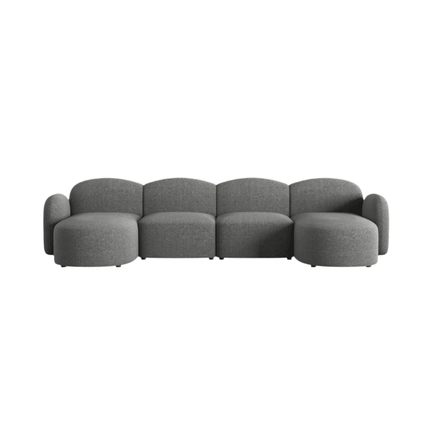 Blair U-Shaped Chenille Sofa
