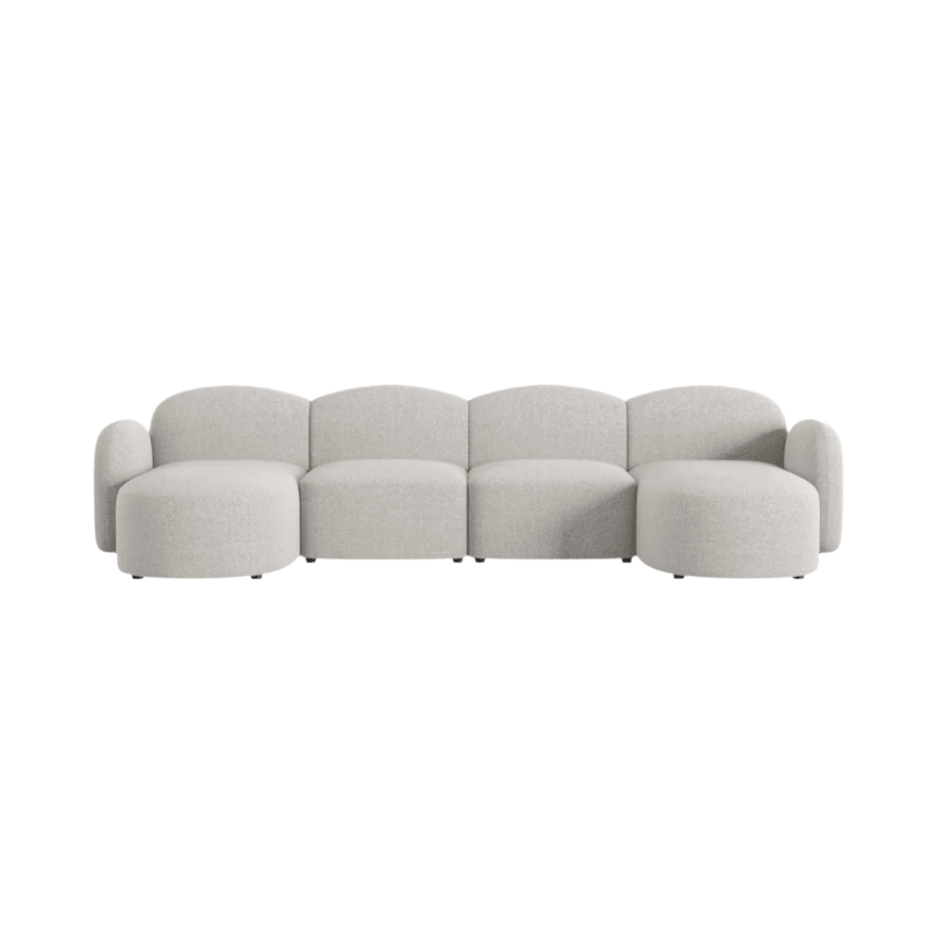 Blair U-Shaped Chenille Sofa