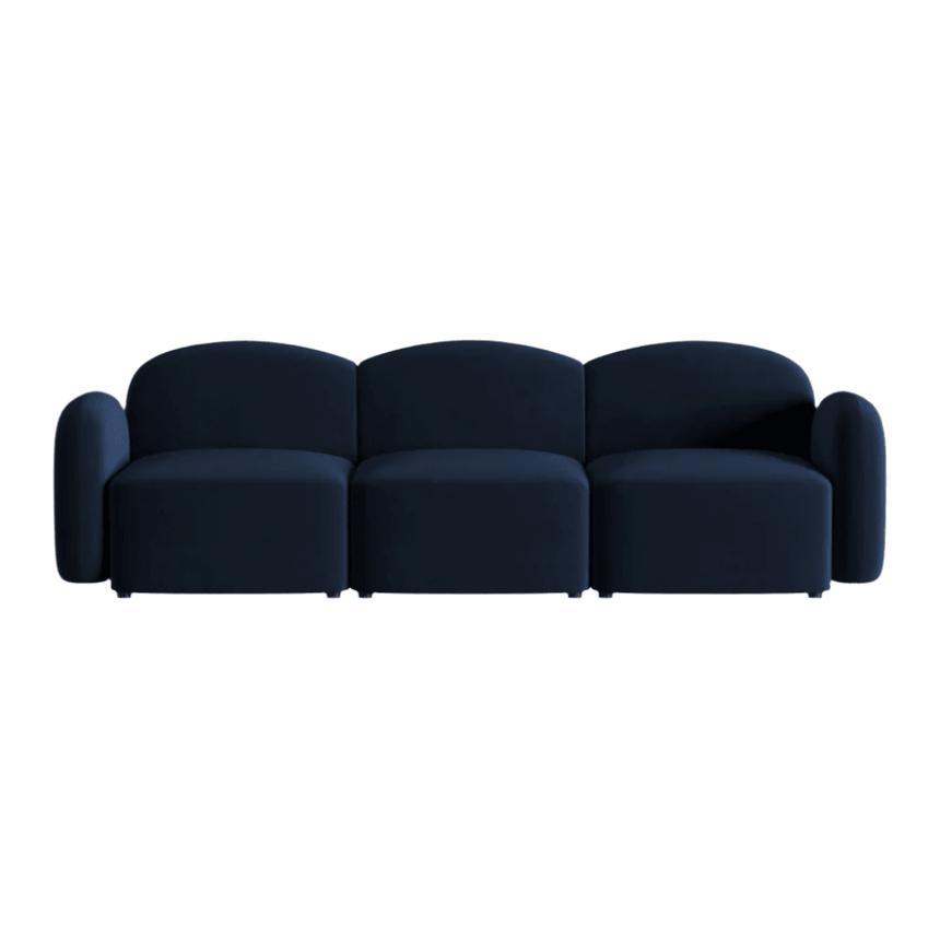 Blair 3-seater velvet sofa