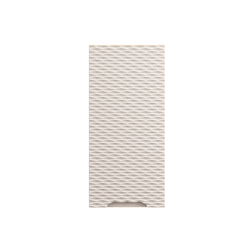 Baggy woven chenille pouf