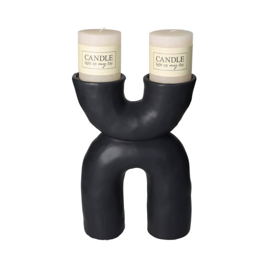 Kersten agyag gyertyatartó