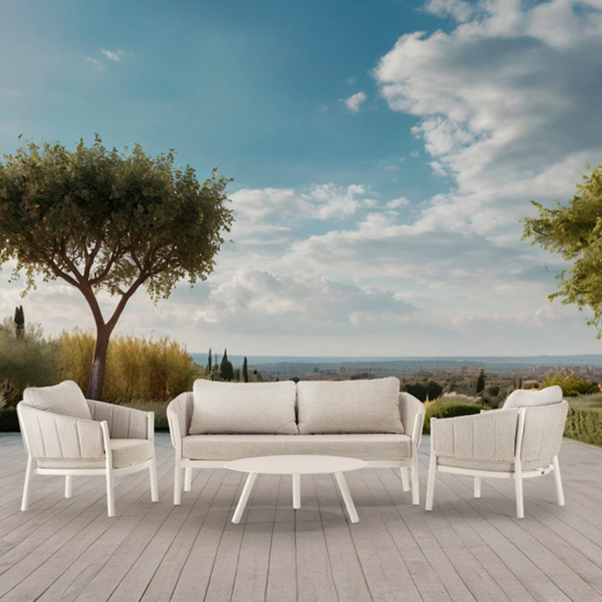 Grid szövet kerti kanapé szett