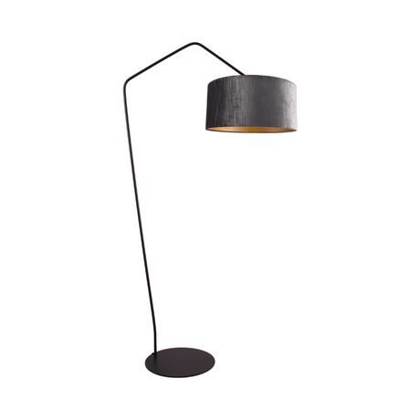 Arch fabric floor lamp with black frame 191x100