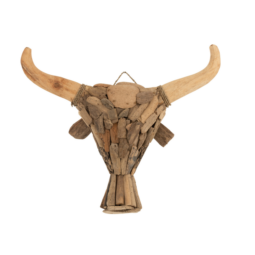 Bull fa fali dekoráció