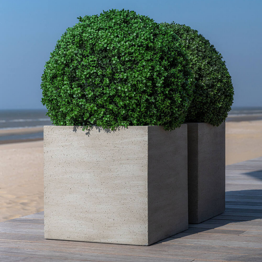 Block stone flower pot 50x50