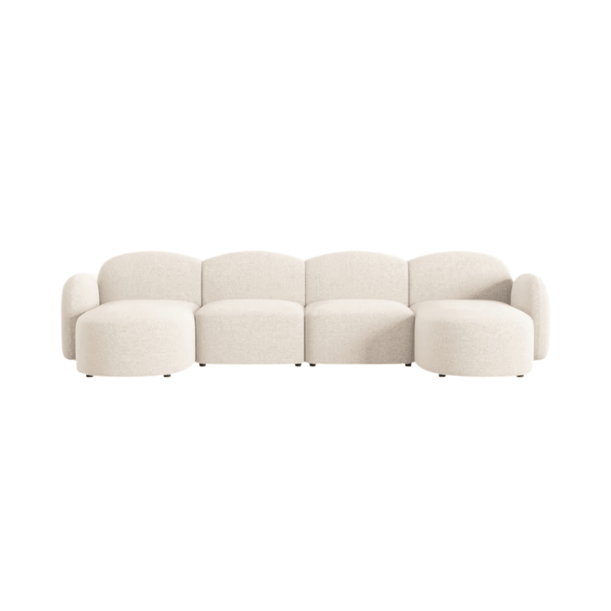 Blair U-Shaped Chenille Sofa