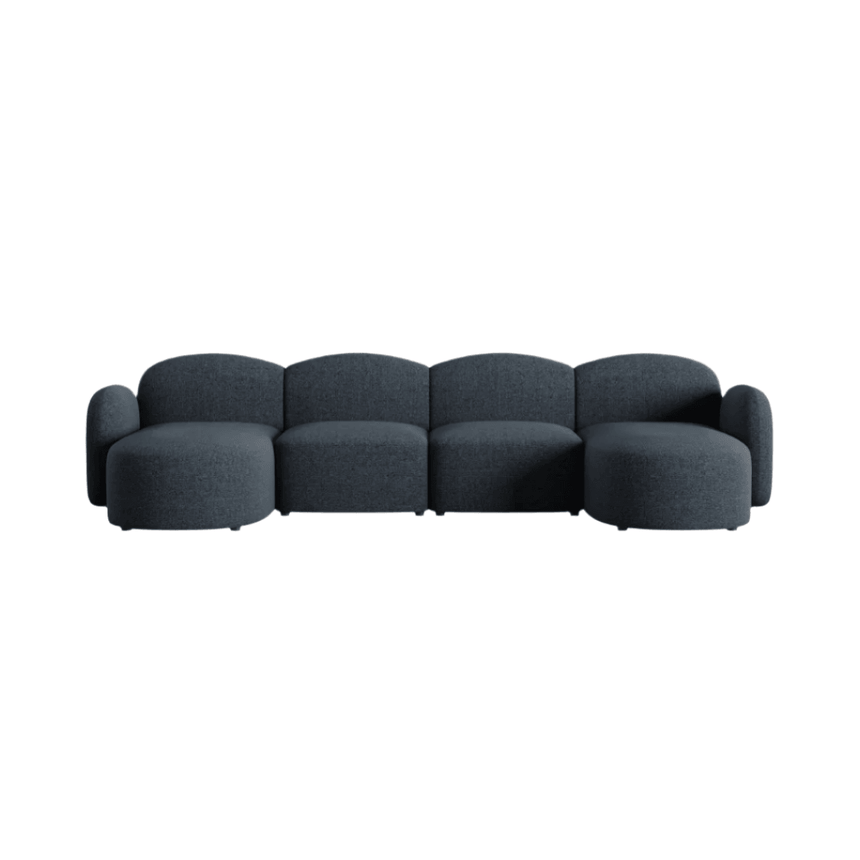 Blair U-Shaped Chenille Sofa