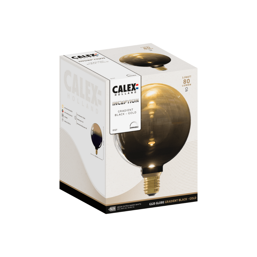 Inception G125 Gradient Black Gold bulb, LED E27
