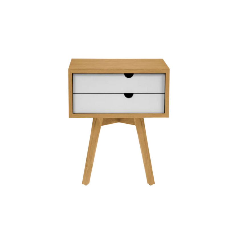Noa wooden bedside table