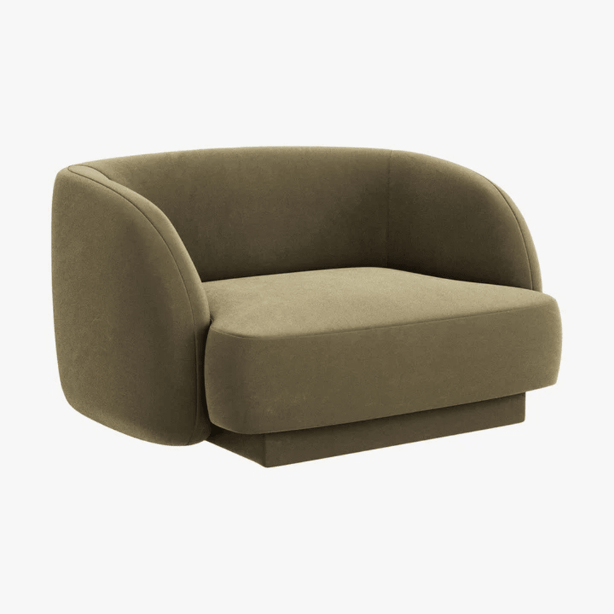 Miley velvet armchair