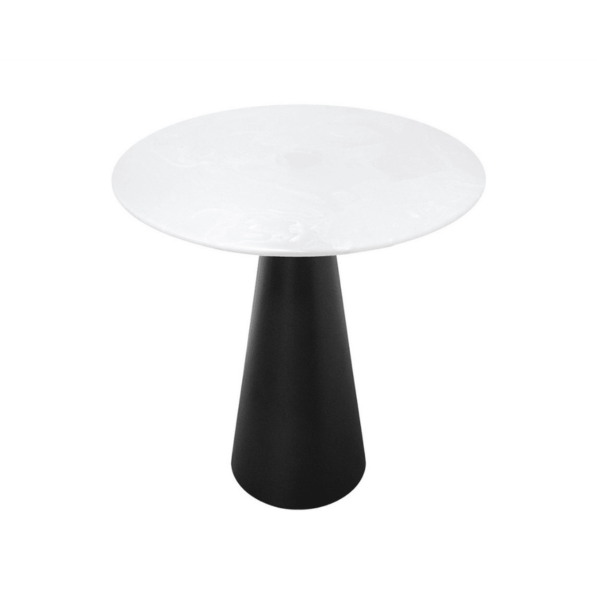 Cone marble dining table Ø80