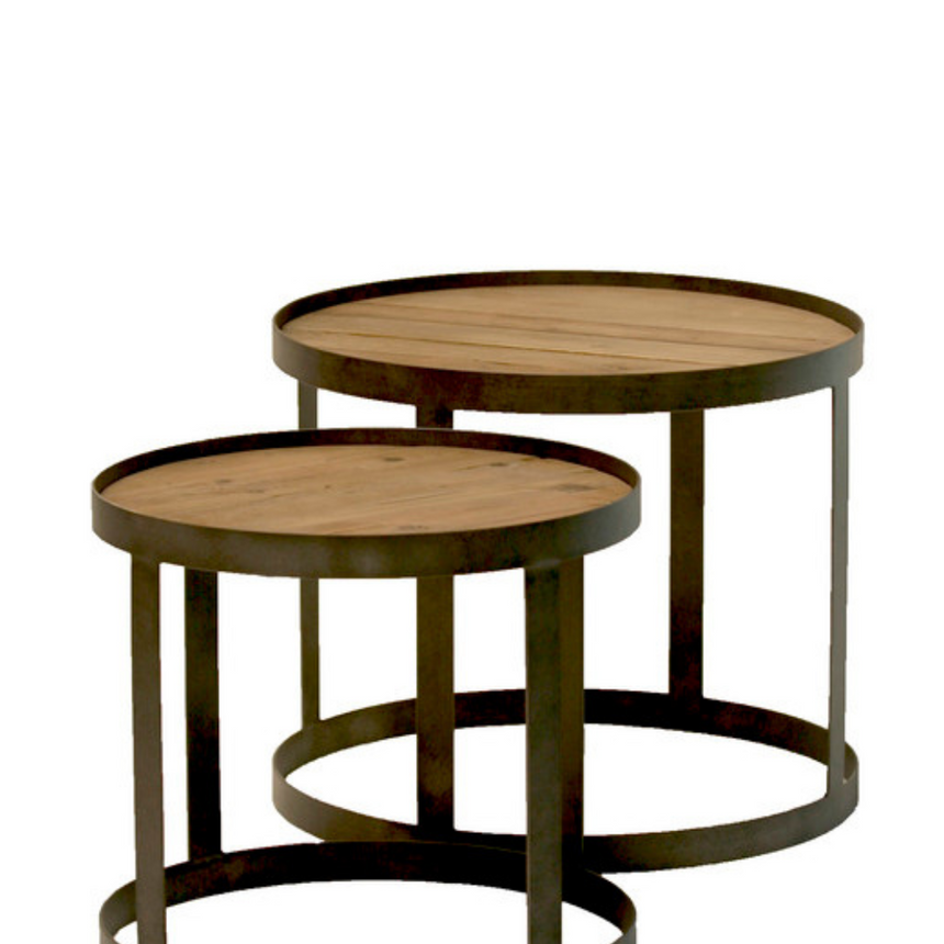 Noa wooden bedside table