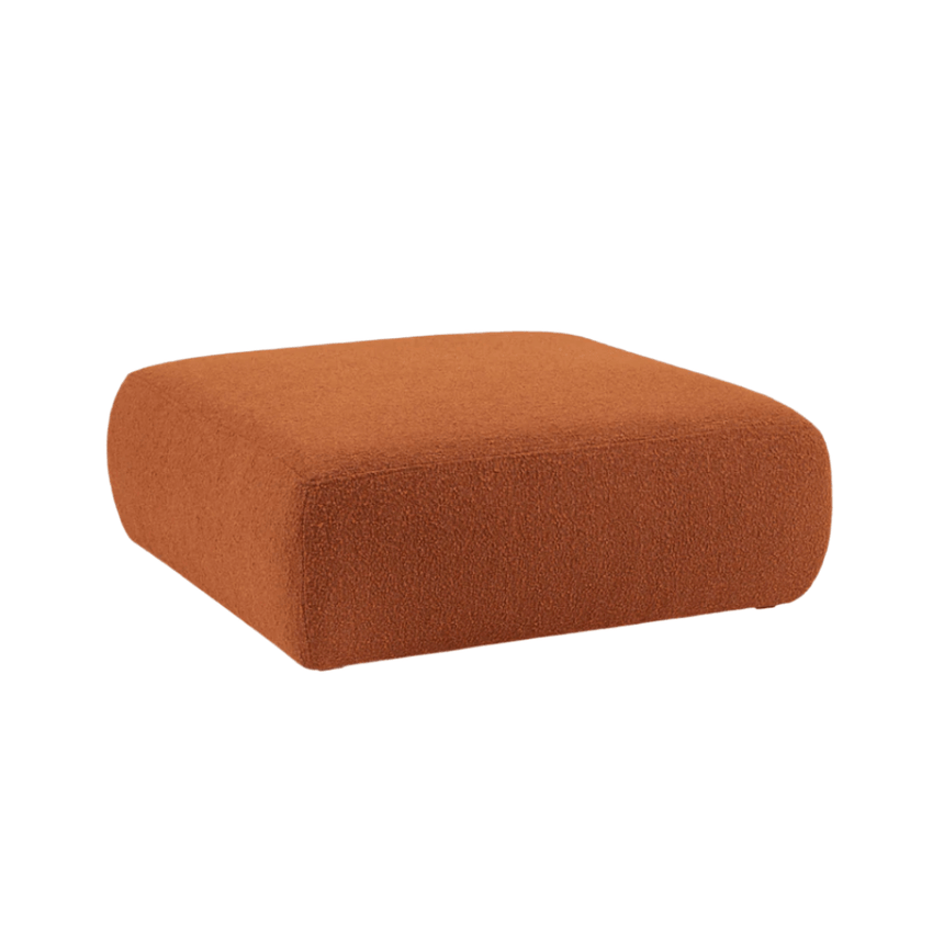 Molino bouclé pouf 100x100