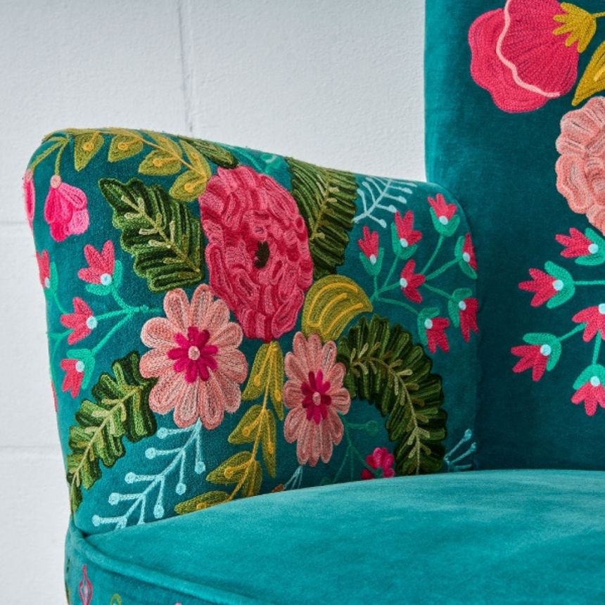 Frida bársony fotel