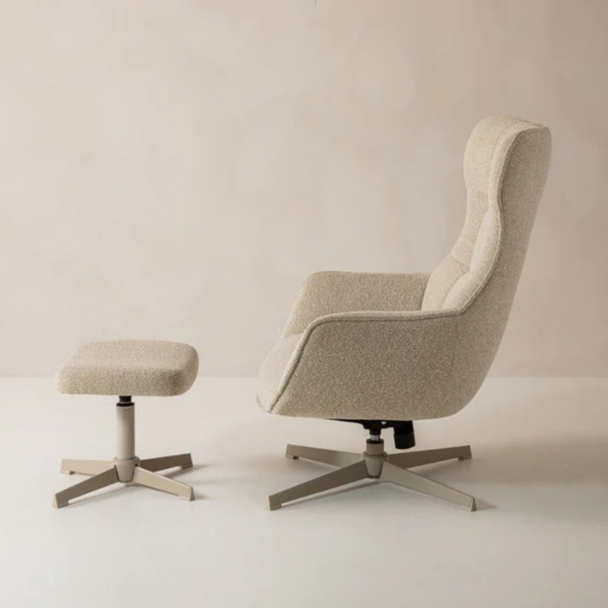 Arset buklé fotel lábtartóval