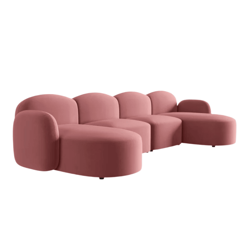Blair U-Shaped Velvet Sofa